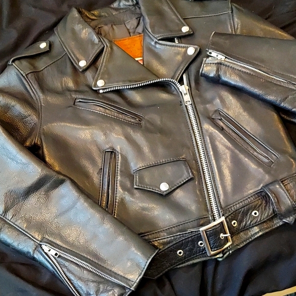 Walter Dyer Leather Women's Motorcycle Jacket - Picture 1 of 9
